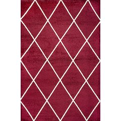 Cole Minimalist Diamond Trellis Area Rug