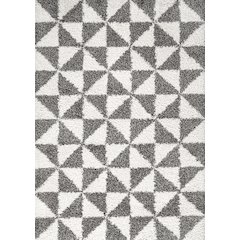 Alcudia Geometric Shag Area Rug