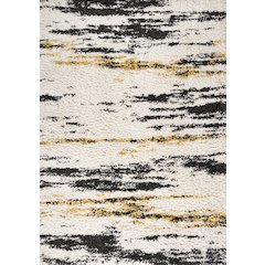 Nova Modern Bold Strie Shag Area Rug