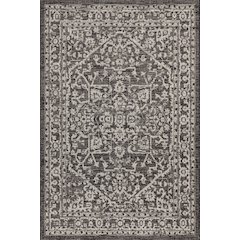 Malta Bohemian Medallion Textured Weave Indoor/Outdoor Area Rug