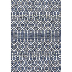 Ourika Moroccan Geometric Textured Weave Indoor/Outdoor Area Rug