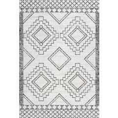 Marokko Diamond Tribal Medallion Indoor/Outdoor Area Rug