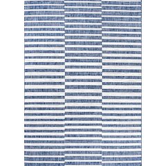 Sukie Modern Offset Stripe Indoor/Outdoor Area Rug