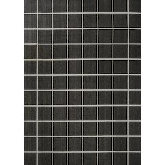 Grid Modern Squares Indoor/Outdoor Area Rug