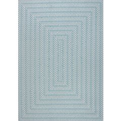 Chevron Modern Concentric Squares Indoor/Outdoor Area Rug