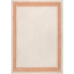 Lucia Classic Diamond Border Indoor/Outdoor Area Rug