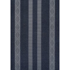 Nautisk Trellis Stripe Machine Washable Area Rug