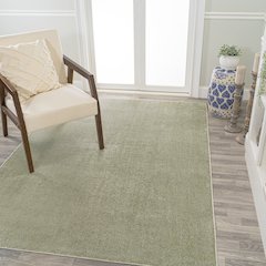 Twyla Classic Solid Low-Pile Machine-Washable Area Rug
