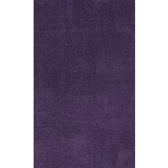 Haze Solid Low Pile Area Rug Purple