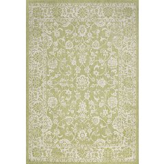 Tela Bohemian Textured Weave Floral Indoor/Outdoor Area Rug