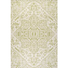 Estrella Bohemian Medallion Textured Weave Indoor/Outdoor Area Rug