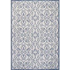 Madrid Vintage Filigree Textured Weave Indoor/Outdoor Area Rug