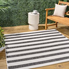 Aveiro Wide Stripe  Indoor/Outdoor  Rug