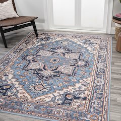 Cirali Ornate Large Medallion Machine-Washable Area Rug