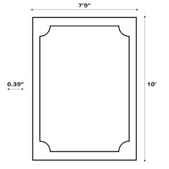 Bandol Modern Classic Mitre Stripe Area Rug