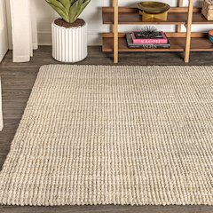 Hiro Hand Woven Chunky Jute Area Rug