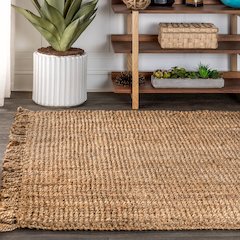 Pata Hand Woven Chunky Jute Area Rug