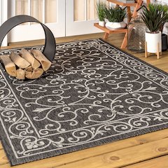 Charleston Vintage Filigree TetuWeaveIndoor/Outdoor  Rug