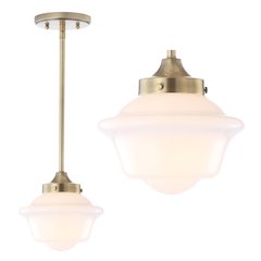 Kurtz Adjustable Drop Metal/Glass Led Pendant