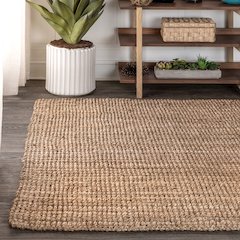 Pata Hand Woven Chunky Jute Area Rug