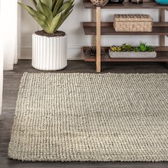 Pata Hand Woven Chunky Jute Area Rug