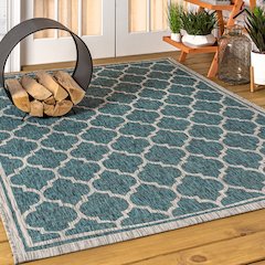 Trebol Moroccan Trellis TetuWeaveIndoor/Outdoor  Rug