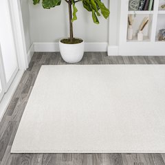 Haze Solid Low-Pile Area Rug