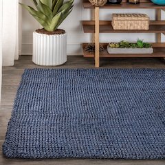 Pata Hand Woven Chunky Jute Area Rug