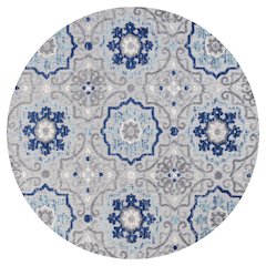 Mediterranean Medallion Indoor/Outdoor Area Rug