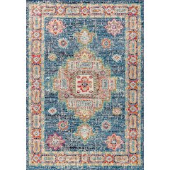 Bpl Bohemian Flair Boho Vintage Medallion Area Rug