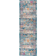 Vibrant Bohemian Flair Boho Vintage Medallion Area Rug