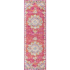 Leann Bohemian Flair Boho Vintage Medallion Area Rug