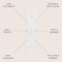 Porter Geometric Art Deco Fan Pattern High-Low Runner Rug