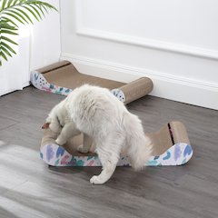 Rini Modern Cardboard Lounge Bed Cat Scratcher