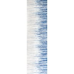 Linear Modern Half Stripe Area Rug