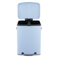 Marco Rectangular Double Bucket Trash Can with Soft-Close Lid