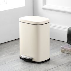 Connor Rectangular Trash Can With Soft-Close Lid And Free Mini Trash Can