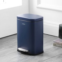 Connor Rectangular Trash Can With Soft-Close Lid And Free Mini Trash Can