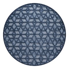 Talaia Neutral Geometric Indoor/Outdoor Area Rug