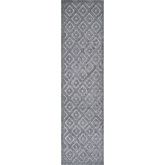 Portmany Neutral Diamond Trellis Indoor/Outdoor Area Rug