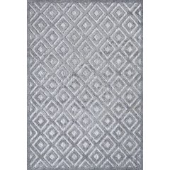 Portmany Neutral Diamond Trellis Indoor/Outdoor Area Rug