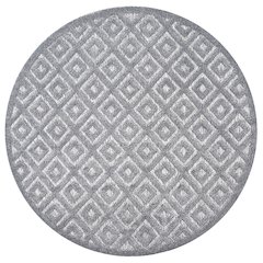 Portmany Neutral Diamond Trellis Indoor/Outdoor Area Rug
