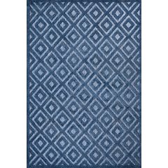 Portmany Neutral Diamond Trellis Indoor/Outdoor Area Rug