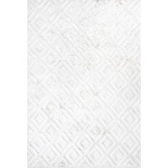Portmany Neutral Diamond Trellis Indoor/Outdoor Area Rug