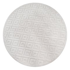 Portmany Neutral Diamond Trellis Indoor/Outdoor Area Rug
