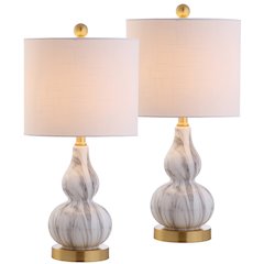 Anya Mini Glass Led Table Lamp (Set Of 2)