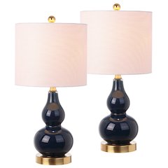 Anya Mini Glass Led Table Lamp (Set Of 2)