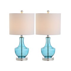 Colette Mini Glass Led Table Lamp (Set Of 2)