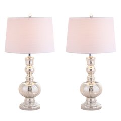 Genie Glass Led Table Lamp (Set Of 2)