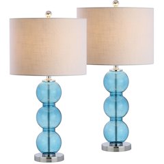 Bella Glass Triple Sphere Led Table Lamp (Set Of 2)